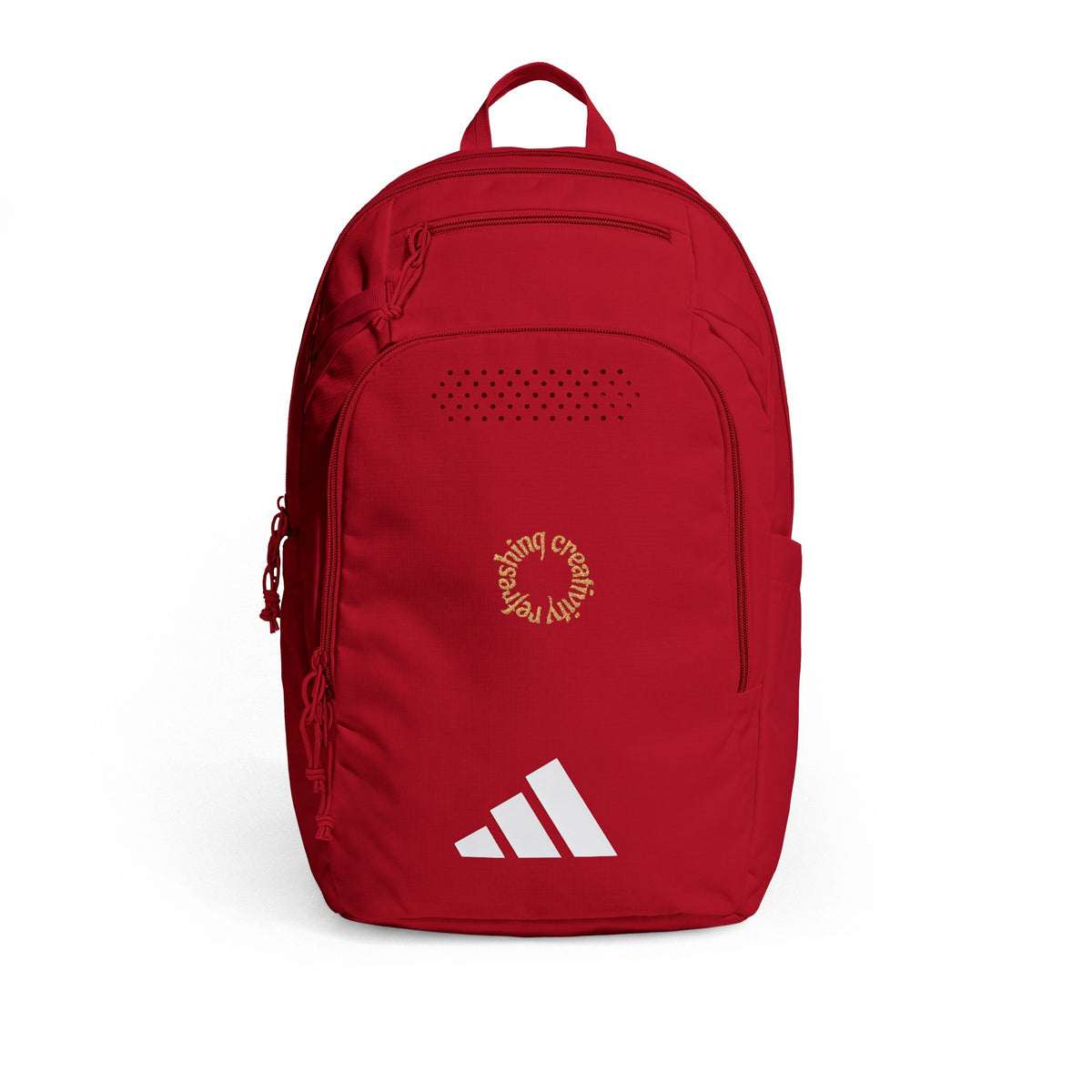 Embroidered Circle Floral Logo Backpack — adidas Defender 5